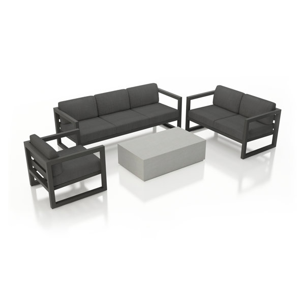 Harmonia Living Avion Mason Outdoor 4 Piece Conversation Set by Harmonia Living & Reviews